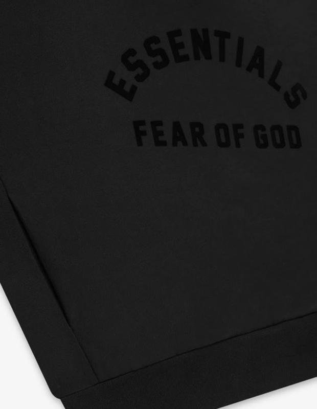Fear of God Essentials Black Crewneck Sweatshirt Unisex