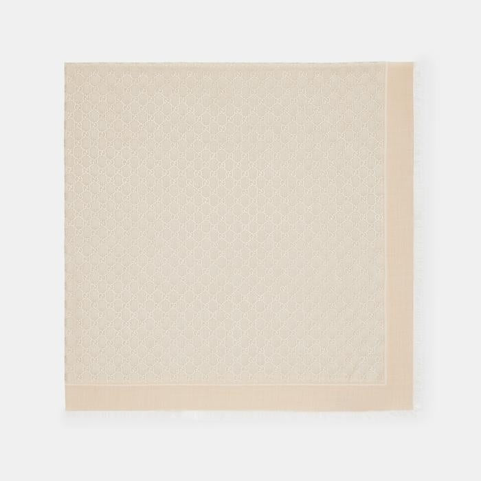GUCCI GG Wool Shawl Scarf for Men 810022 3G348 9078