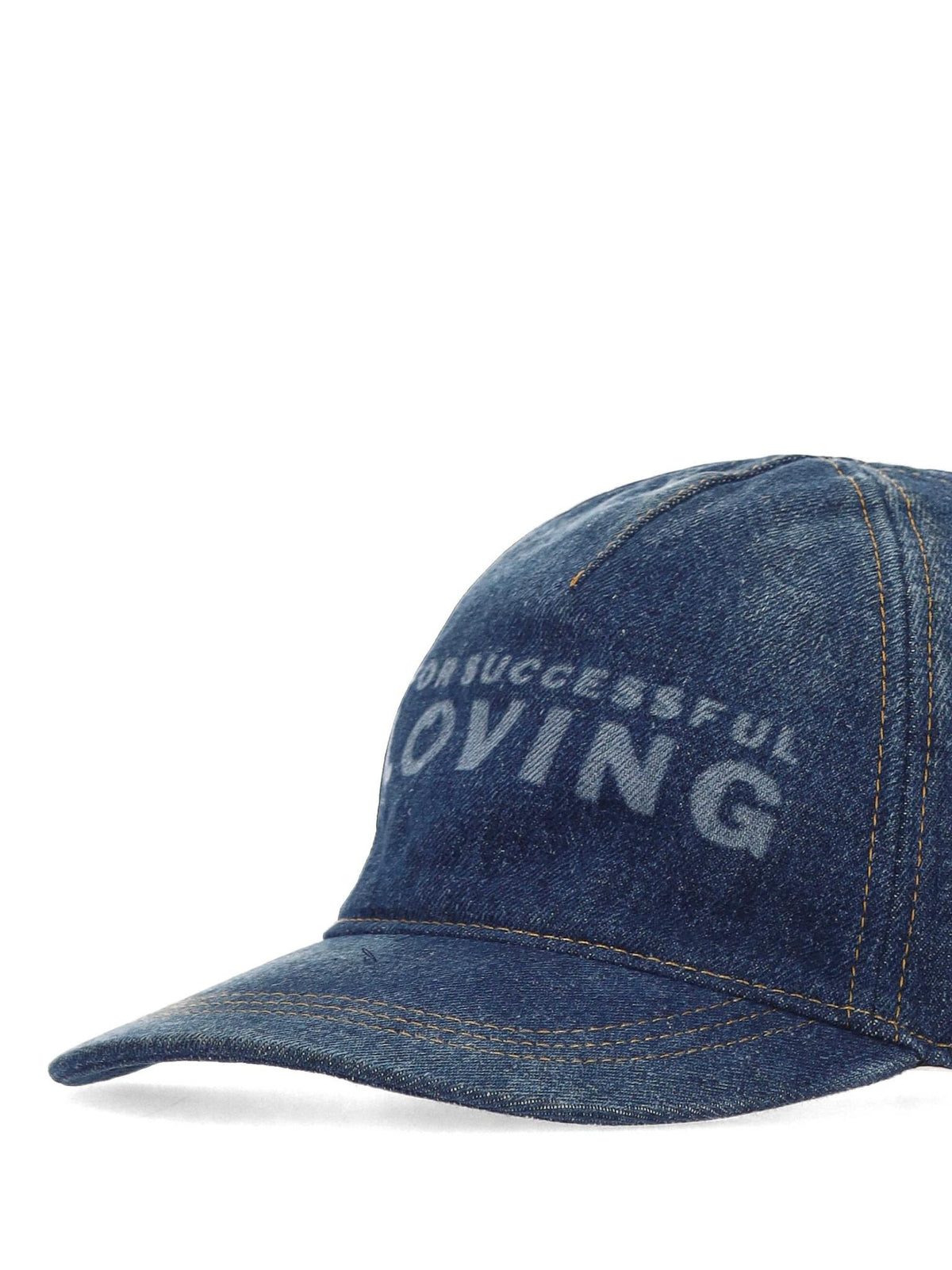 DIESEL Black Cotton Logo Baseball Cap