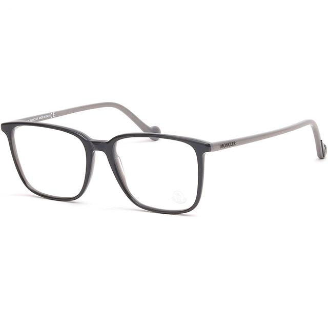 Moncler Gray Thin Acetate Oversized Unisex Eyeglass Frames