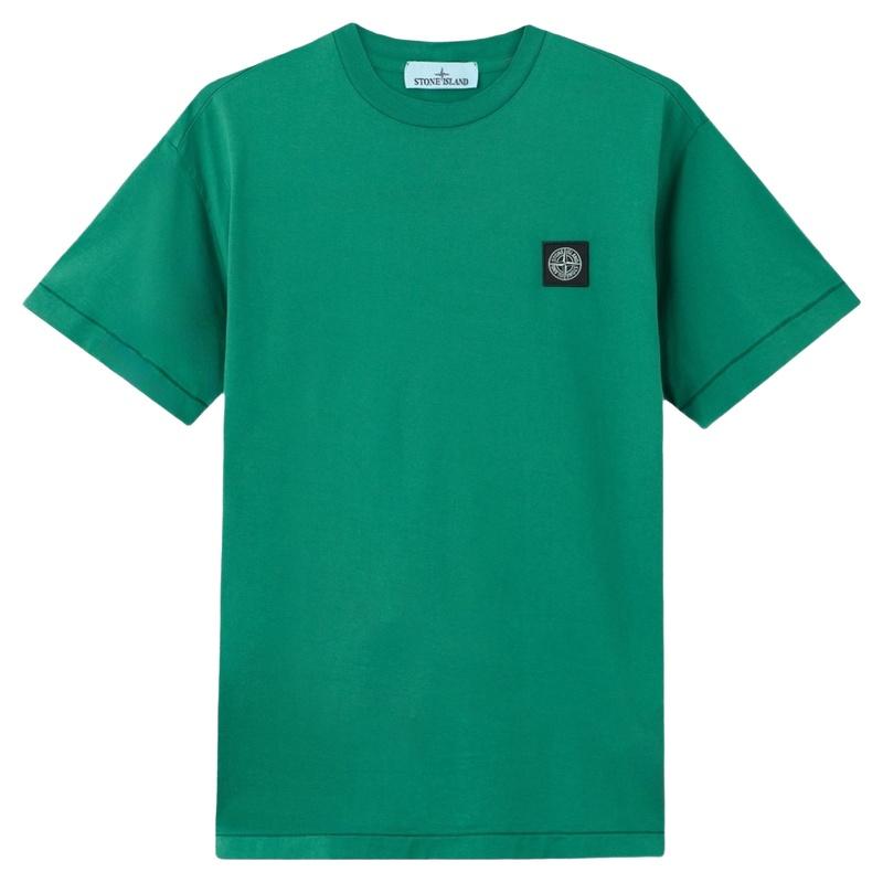 STONE ISLAND Cotton Jersey Short Sleeve T-Shirt for Men