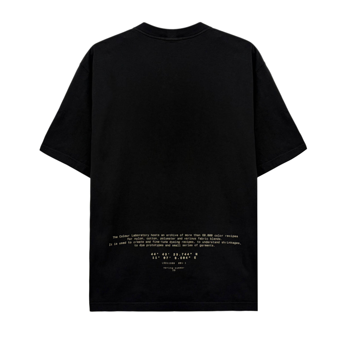 STONE ISLAND Circular Logo Short Sleeve T-Shirt Black Men 2100001 V0029