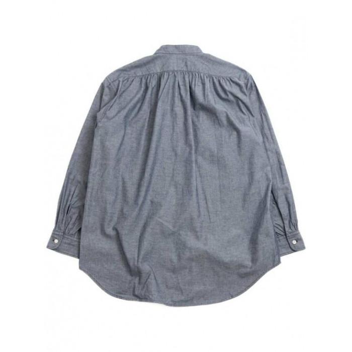 Engineered Garments Men's Indigo Cotton Chambray Wing Colla 24F1A031 PS053 ZT194