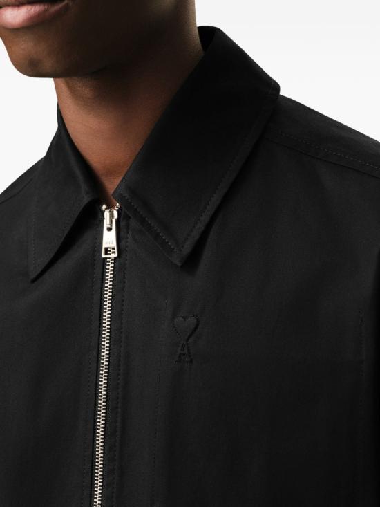 AMI Black Bomber Jacket HJK884 CO0132 001