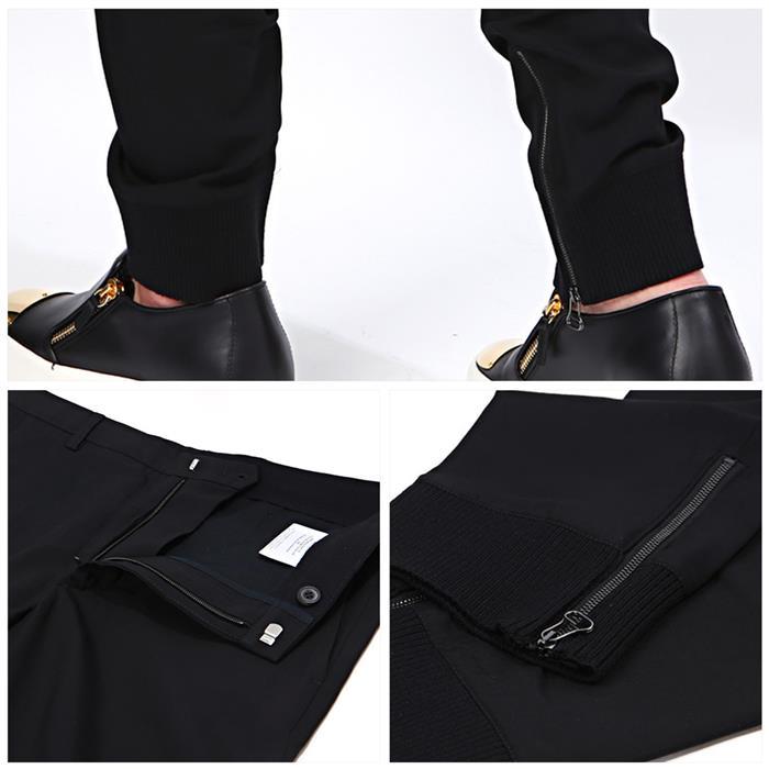 Lanvin Zip Jogger Slacks with Elastic Waist Men’s Pants RMTR0014A16 10