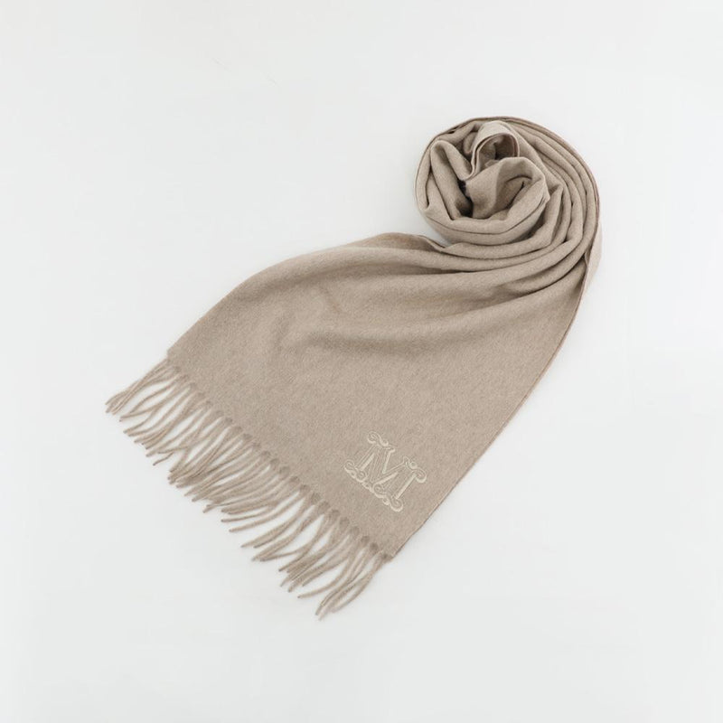 Max Mara M Logo Cashmere Scarf Women’s Navy Scarf 2624546311 003 WSDALIA