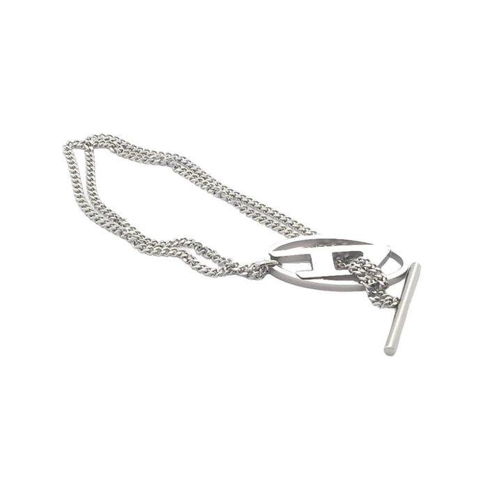 DIESEL Unisex D Logo Chain Bracelet DX1535040