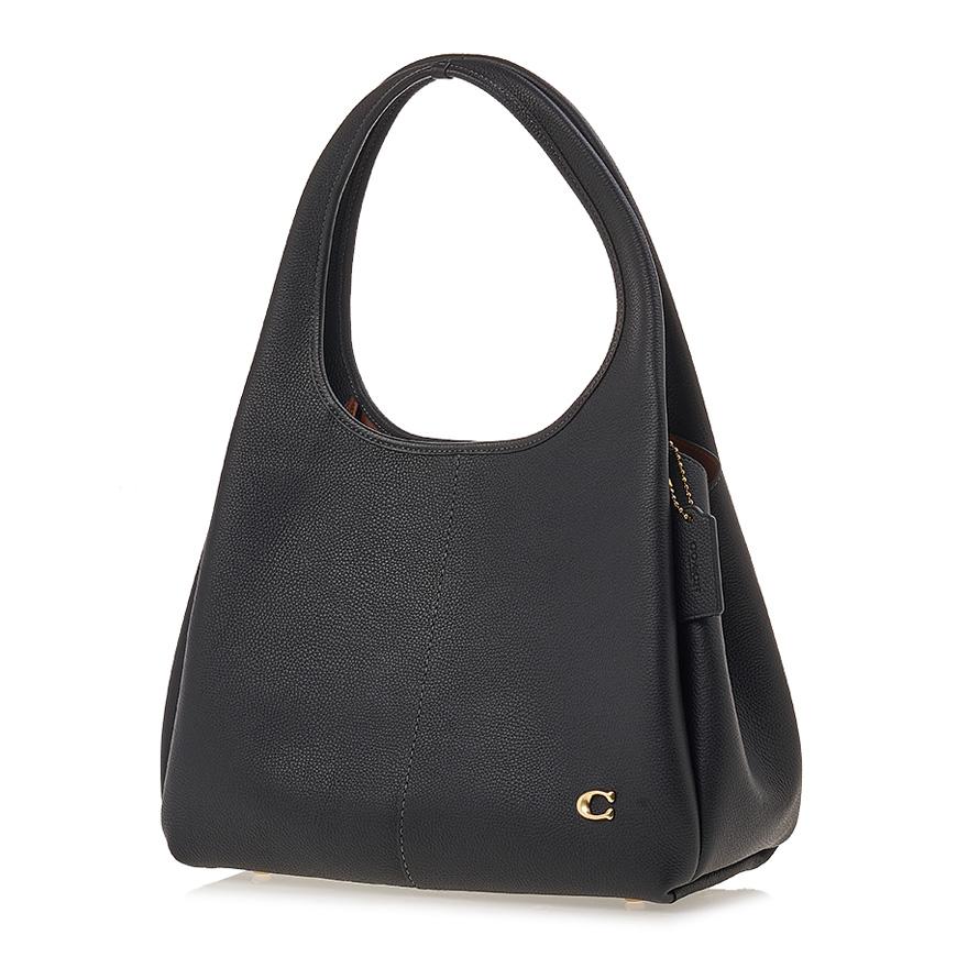 Coach Lana Shoulder Bag Black Women’s Leather Shoulder Bag CM544 B4 BK