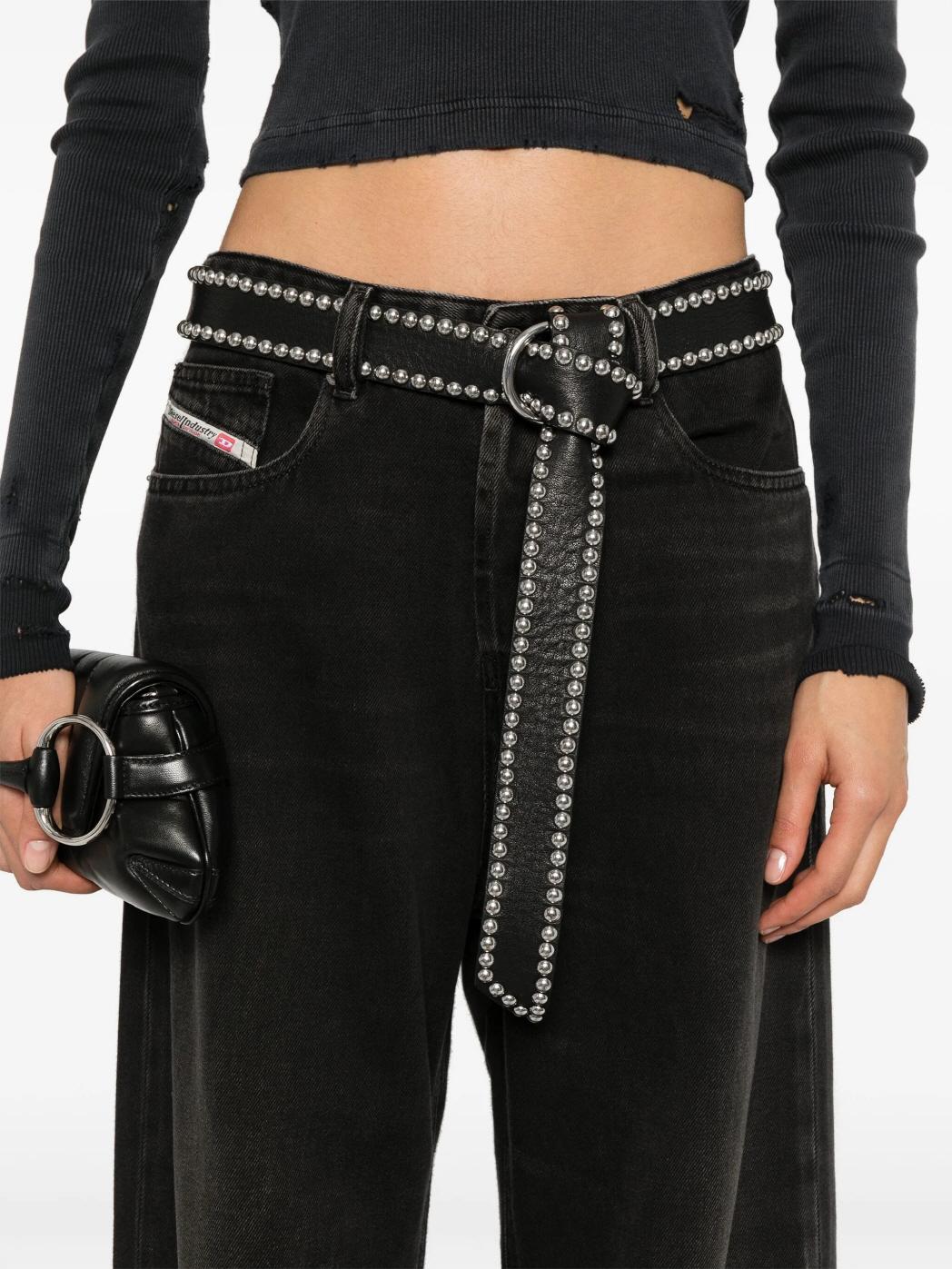 DIESEL 1996 DSIRE Black Loose Wide Leg Denim Jeans Unisex