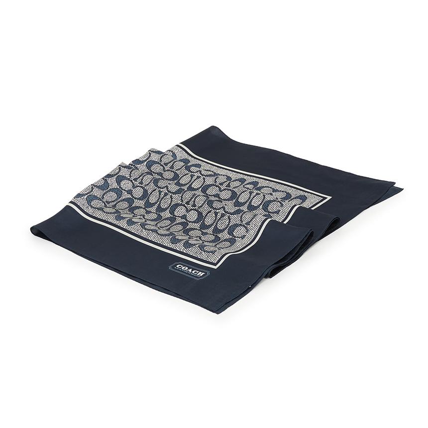 Coach Signature Silk Scarf Women’s