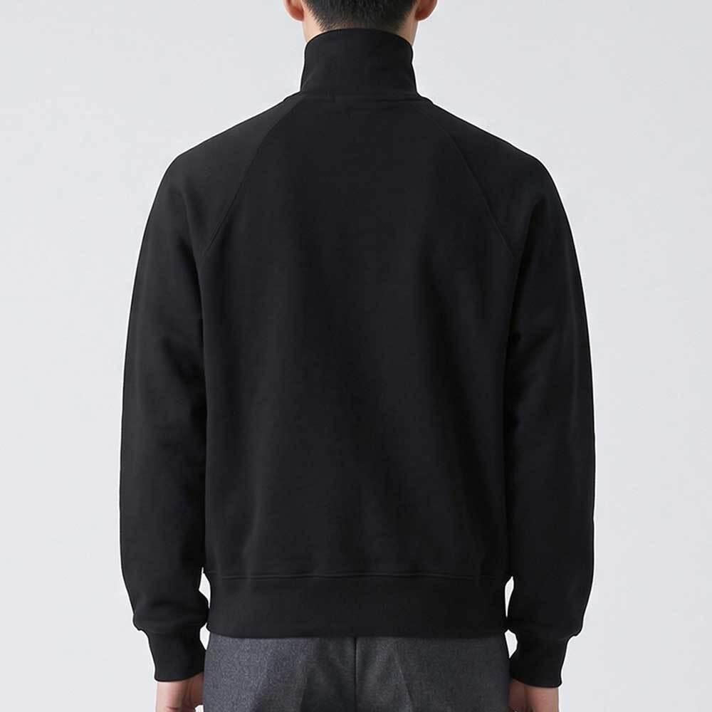 AMI Embossed De Coeur Half-Zip Men's Sweatshirt