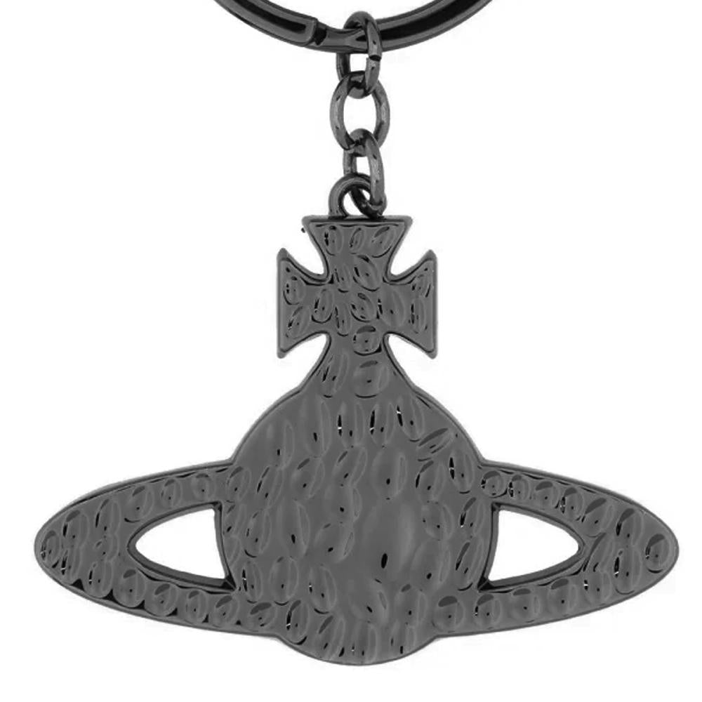 Vivienne Westwood Hammered Saffiano Leather Keyring 8203011RU OM0014 N401