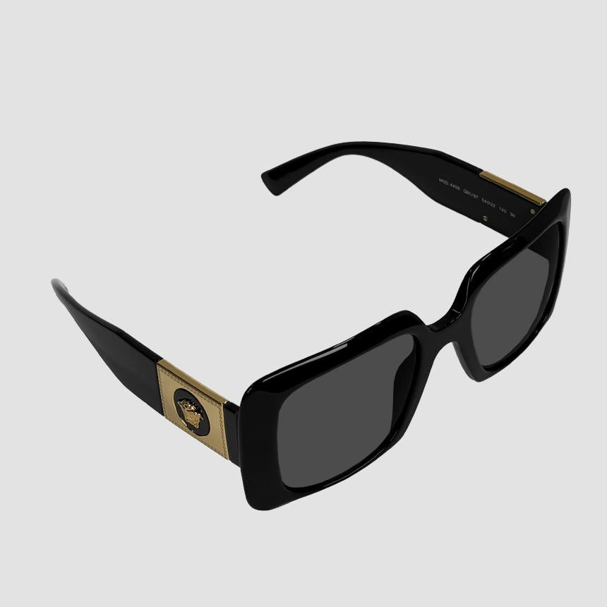 Versace Square Frame Acetate Sunglasses Medusa Detailing VE4405 GB1 87 54
