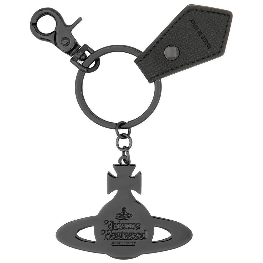 Vivienne Westwood Hammered Saffiano Leather Keyring 8203011RU OM0014 N401