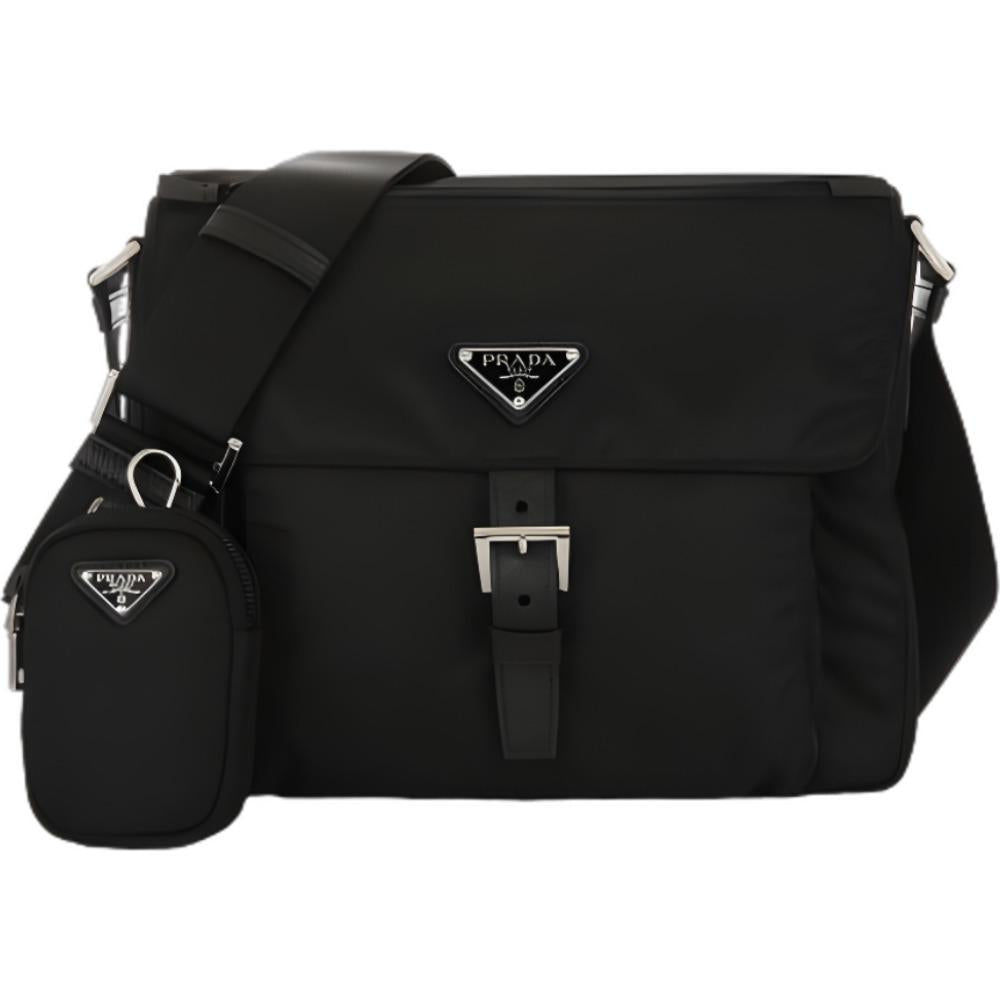 PRADA Re-Nylon Shoulder Bag with Triangle Logo 1BD994 RV44 F0002
