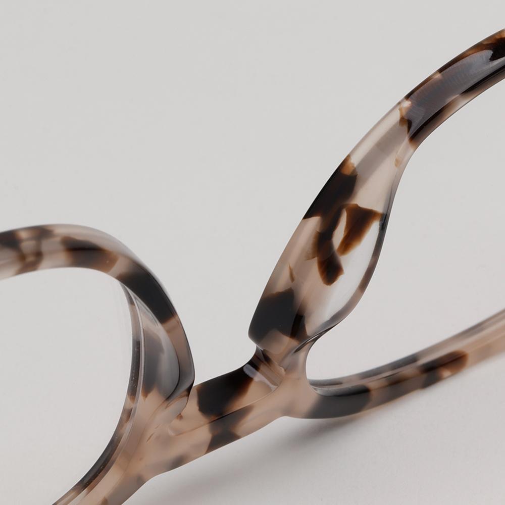 DIOR Tortoiseshell Acetate Round Eyeglass Frames Unisex DIORESSENCE17 HT8
