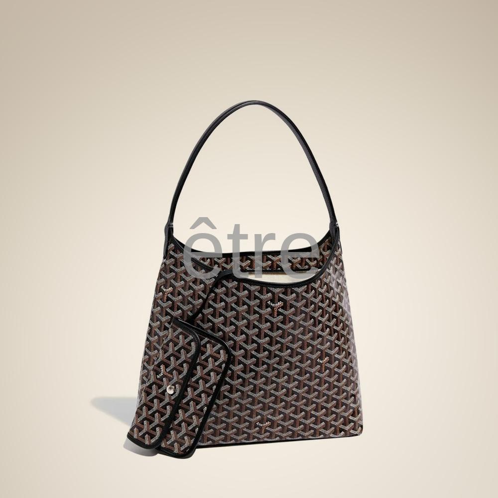 GOYARD Boheme Black Leather Tote Bag for Women