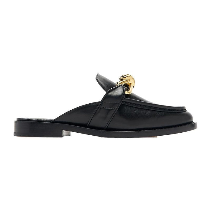 Bottega Veneta Black Astaire Loafer Mule Slippers 817519 V5DZ0 1000