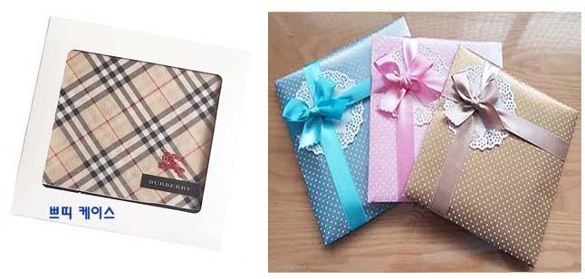 BURBERRY Nova Check Two-Line Petite Handkerchief Scarf Set Multicolor