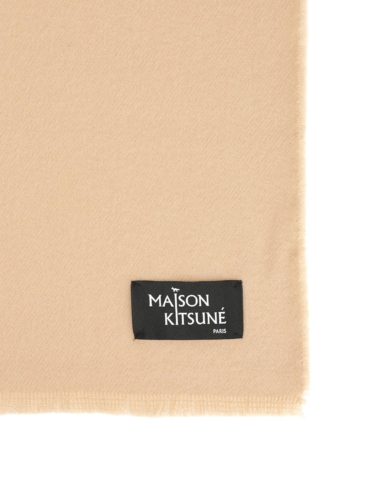 Maison Kitsune Wool Scarf Women’s Classic Knit Scarf