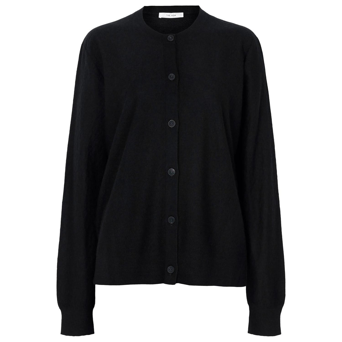 The Row Black Cashmere Madero Cardigan 10437 Y212