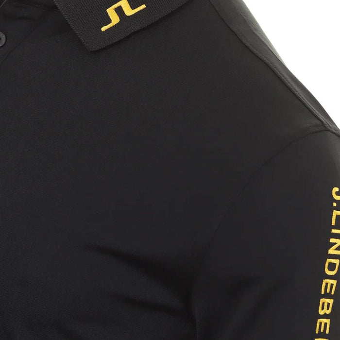 J LINDEBERG Tour Tech Regular Fit T-Shirt Black Men's