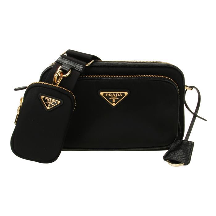 PRADA Re-Nylon Mini Shoulder Bag Black