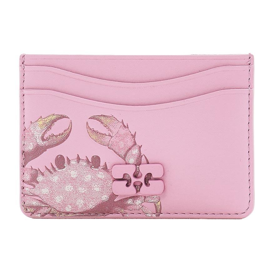 GANNI Women’s Faux Leather Crab Card Holder B3010322 478