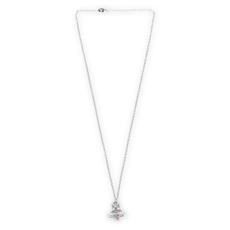 Vivienne Westwood Silver AGNATHA Pendant Necklace for Women 630203FZ 02P621 P621