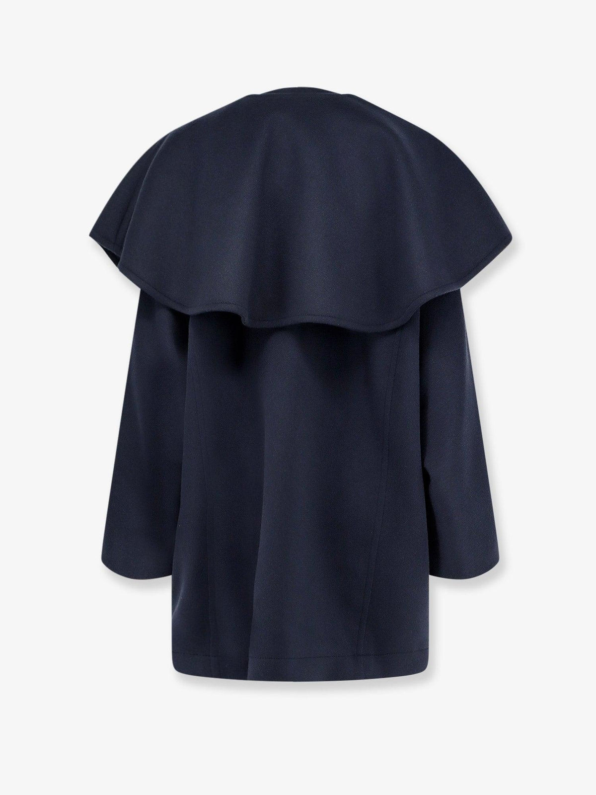 Bottega Veneta Black Wool Long Coat Women’s