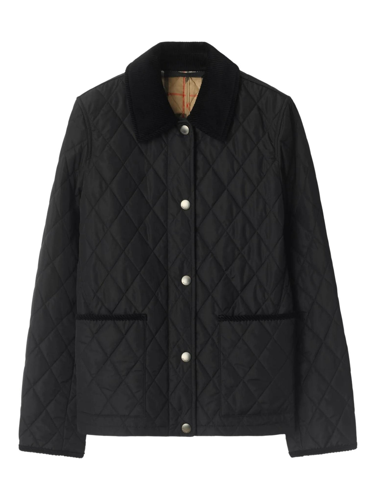 BURBERRY Black Down Puffer Jacket Women