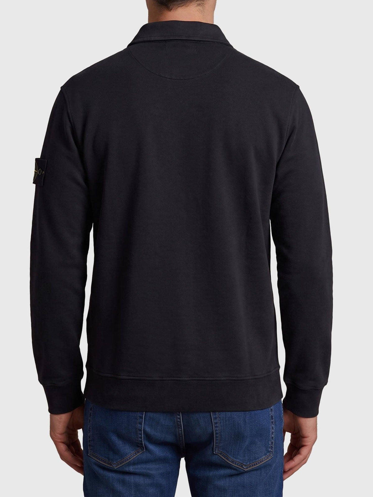 STONE ISLAND Cotton Long Sleeve Shirt Black Men