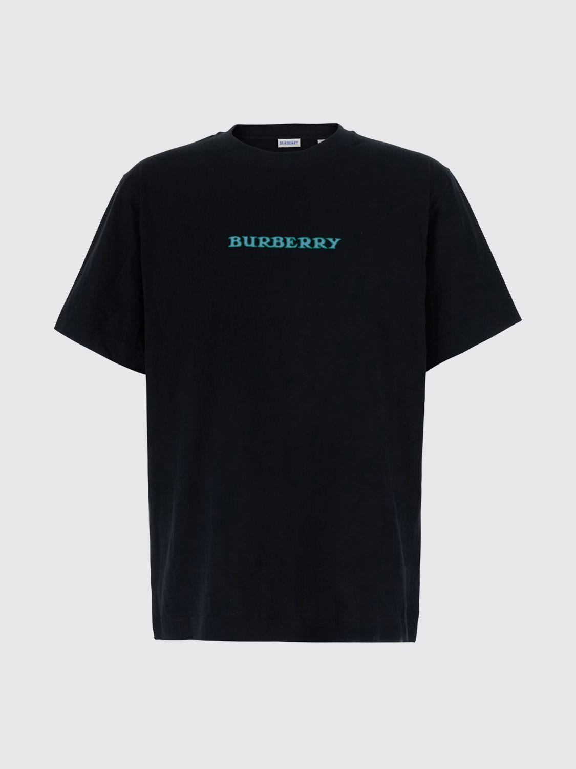 BURBERRY Short Sleeve Cotton T-Shirt Men White