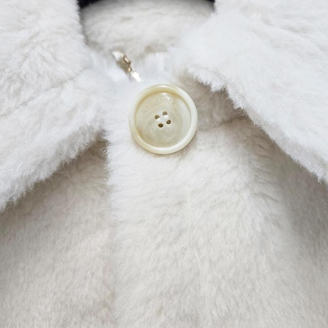 Max Mara Teddy Bear Alpaca Short Vest Jacket 2524736062600 001