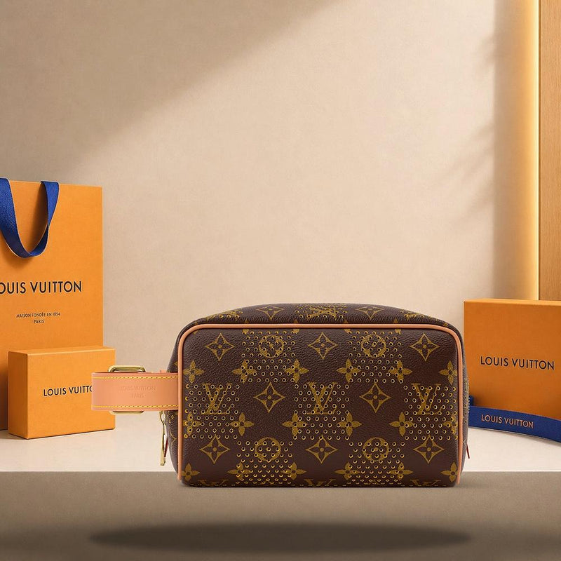 Louis Vuitton Monogram Coated Canvas Tote Bag with Perforated Detail M29165