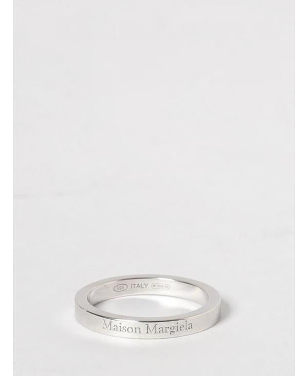 Maison Margiela Logo Ring 3mm Stainless Steel Men's Jewelry