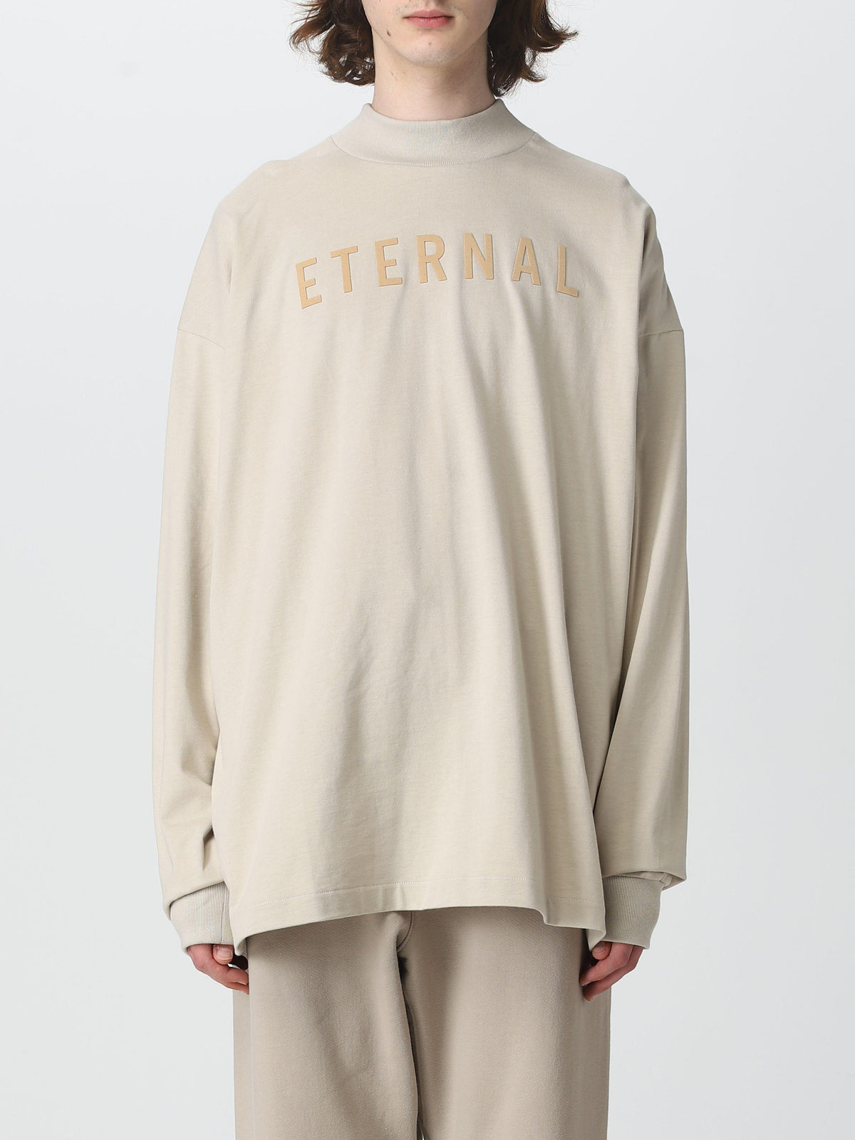 Fear of God The Eternal Collection Cement Cotton Long Sleeve T-Shirt