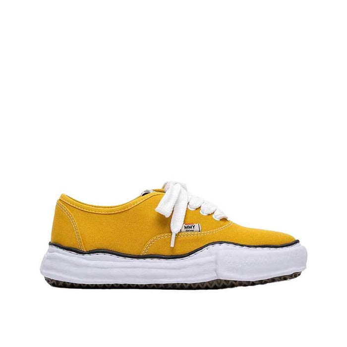 Maison Mihara Yasuhiro Yellow Canvas Baker OG Sole Low-Top Sneakers