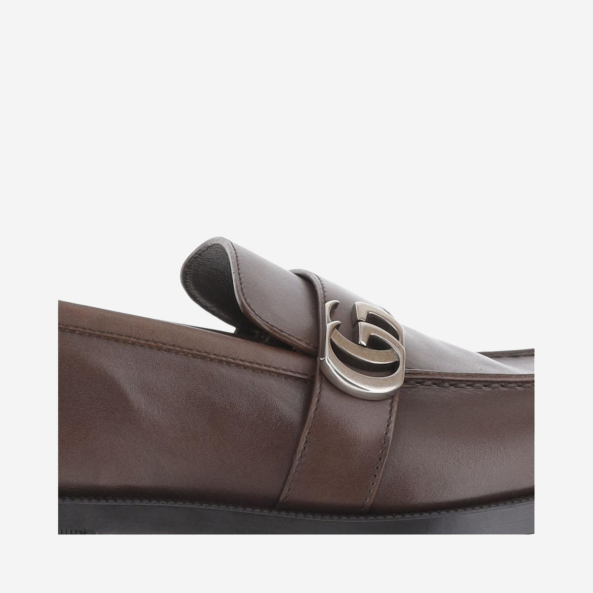 GUCCI Black Leather Loafers
