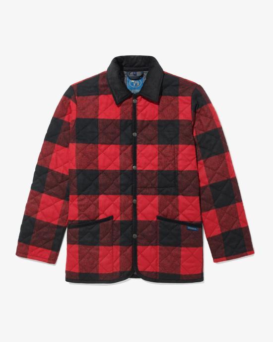 Noah Red Black Colorblock Jacket NOAU232 CRJP 129