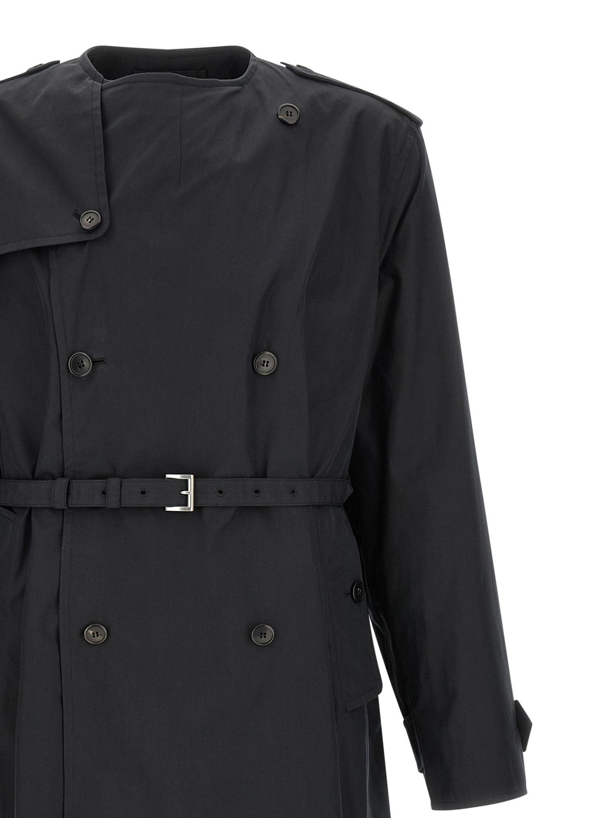 PRADA Beige Cotton Trench Coat for Men
