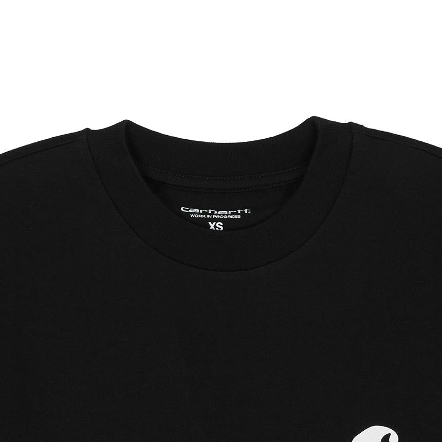Carhartt WIP Comfy Women’s Short Sleeve T-Shirt Black Cotton