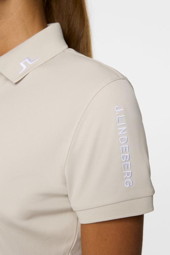J LINDEBERG Women’s Polo Shirt GWJT11792U029 MOONBEAM DOM