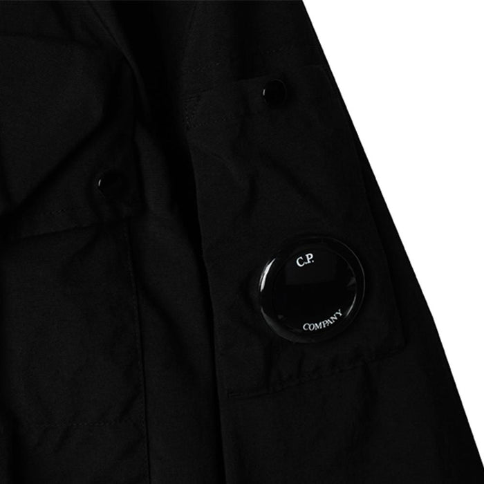 CP Company Lens Badge Shirt Jacket Black