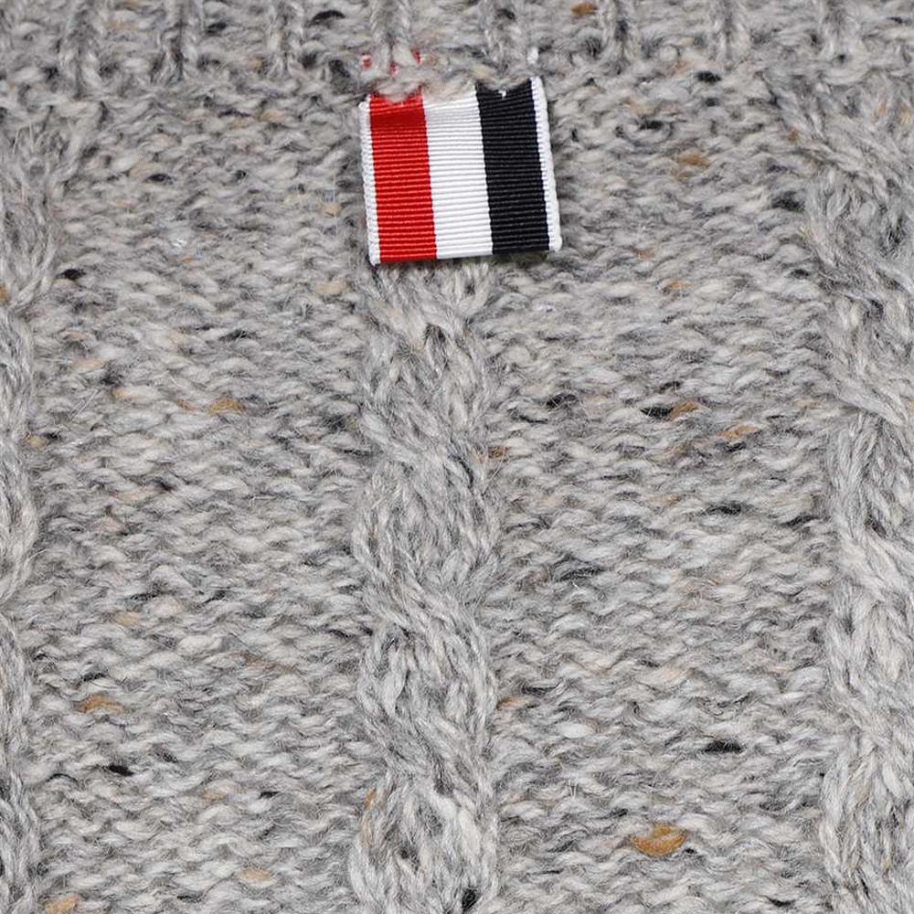 THOM BROWNE Diagonal Armband Classic Crewneck Pullover Knit Sw MKA469B Y1506 055