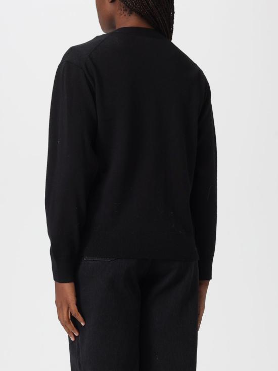 KENZO Women’s Knit Cardigan FF62CA7173LB99J BLACK DOM
