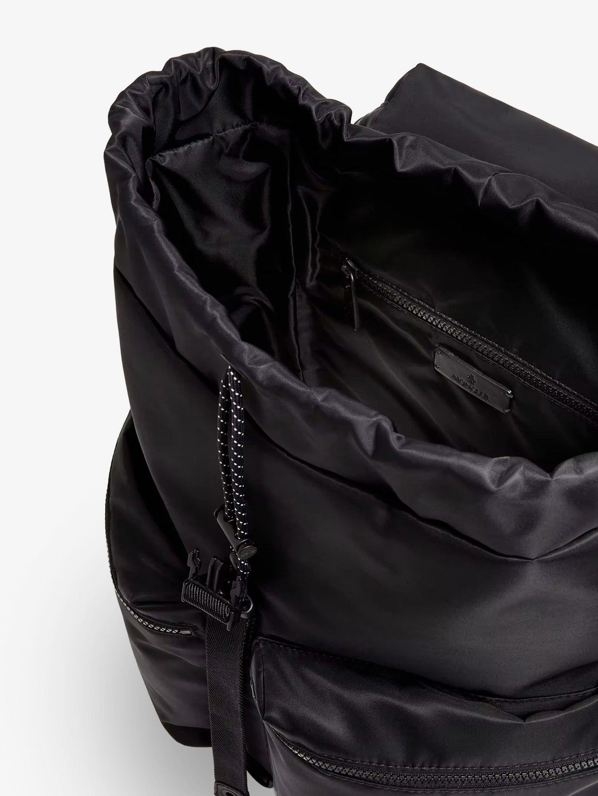 Moncler Black Nylon Backpack for Men