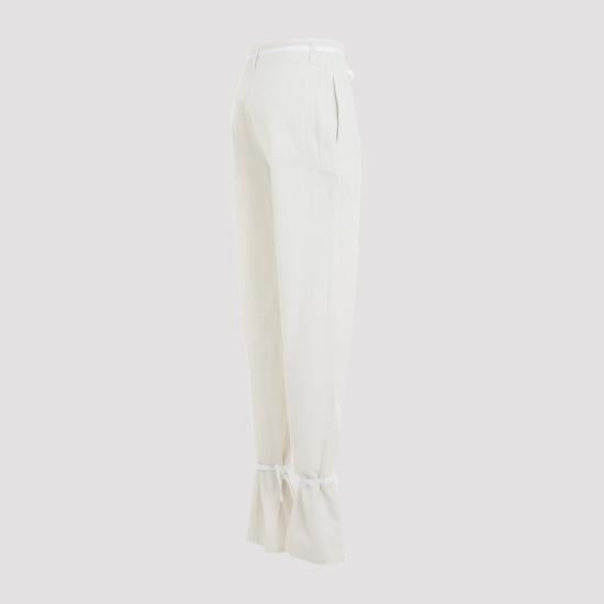 Lemaire Straight Classic Pants White PA1098LF1253001