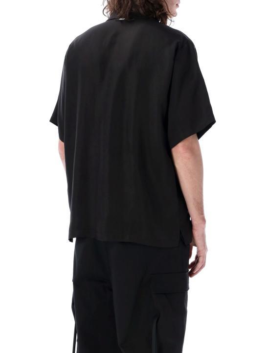 MSGM Black Short Sleeve Shirt 3640ME08X24701599