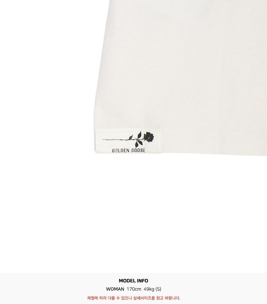 GOLDEN GOOSE Women’s Short Sleeve T-Shirt GWP01874 P002127 82432